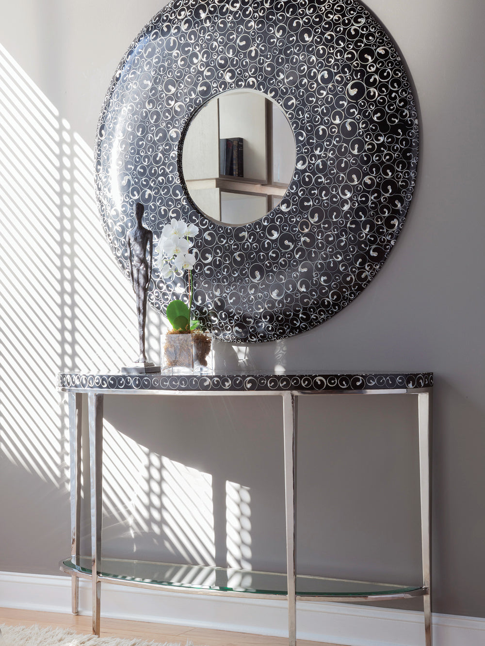 American Home Furniture | Artistica Home  - Signature Designs Mariana Round Mirror