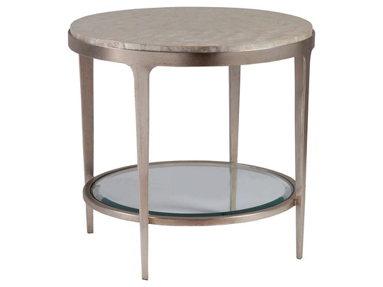 Artistica Home Signature Designs Gravitas Round End Table ACCENT TABLES