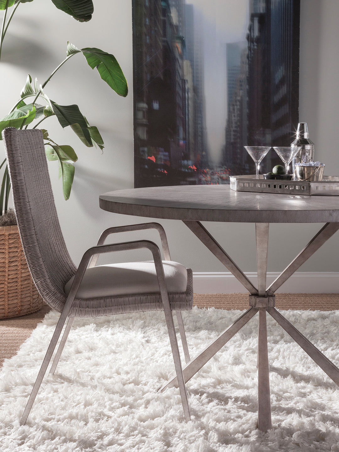 American Home Furniture | Artistica Home  - Signature Designs Iteration Round Dining Table