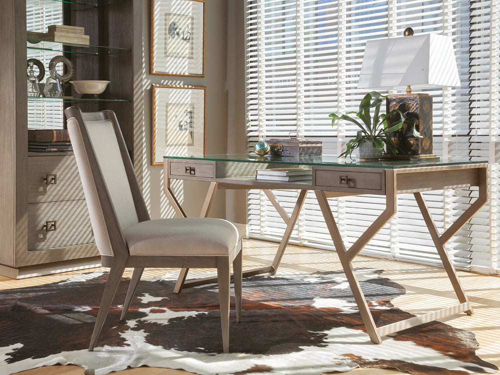 American Home Furniture | Artistica Home  - Cohesion Interlaken Desk - Grigio