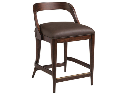 Artistica Home Signature Designs Beale Low Back Counter Stool BAR STOOLS + COUNTER STOOLS
