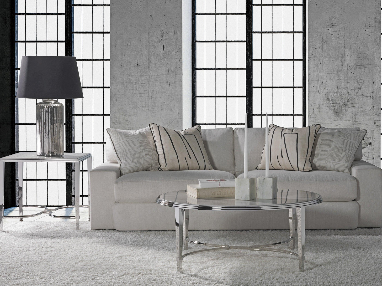 Artistica Home Signature Designs Ss Sangiovese End Table W/Mt ACCENT TABLES