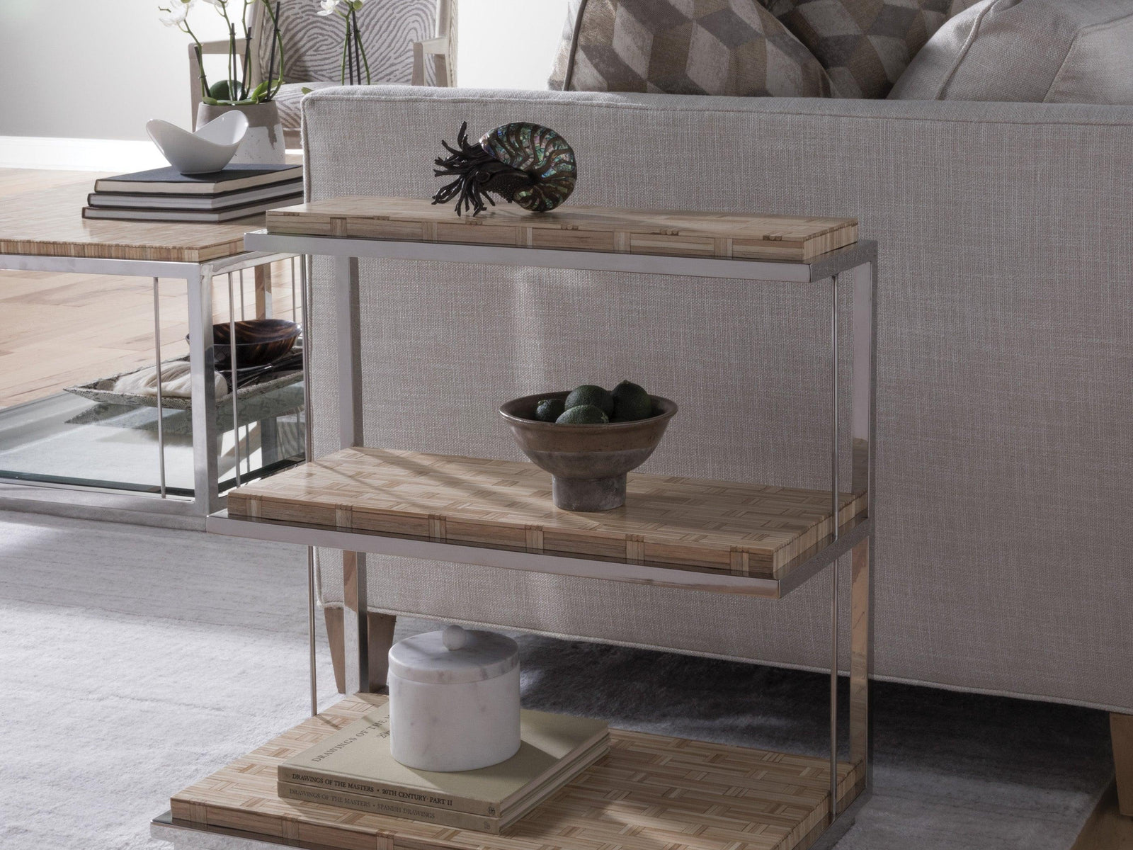 Artistica Home Signature Designs Thatch Three Tier Spot Table ACCENT TABLES