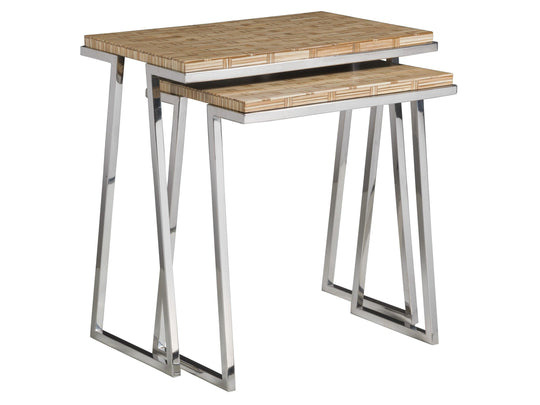Artistica Home Signature Designs Thatch Nesting Tables ACCENT TABLES