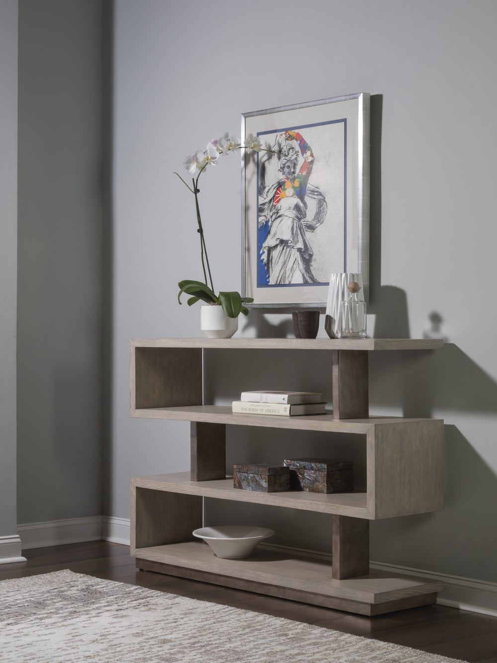 American Home Furniture | Artistica Home  - Signature Designs Soiree Low Bookcase