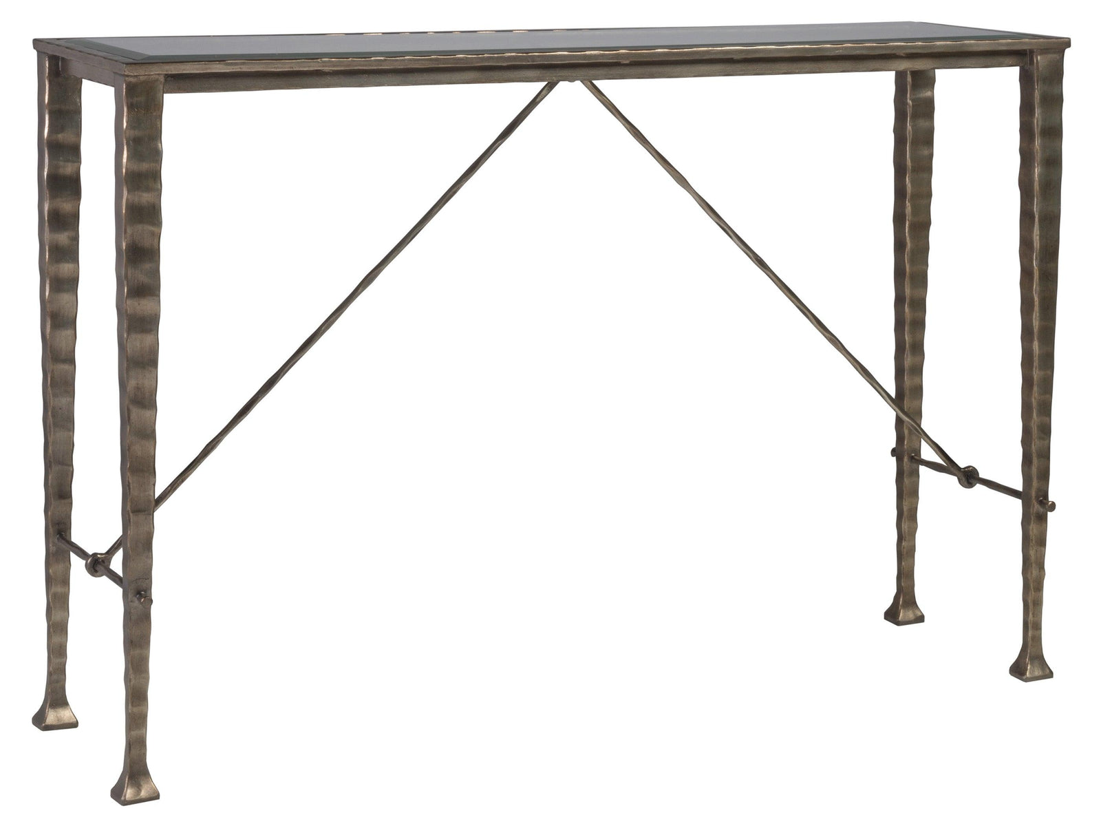 Artistica Home Signature Designs Cortona Console With Glass Top CONSOLE TABLES
