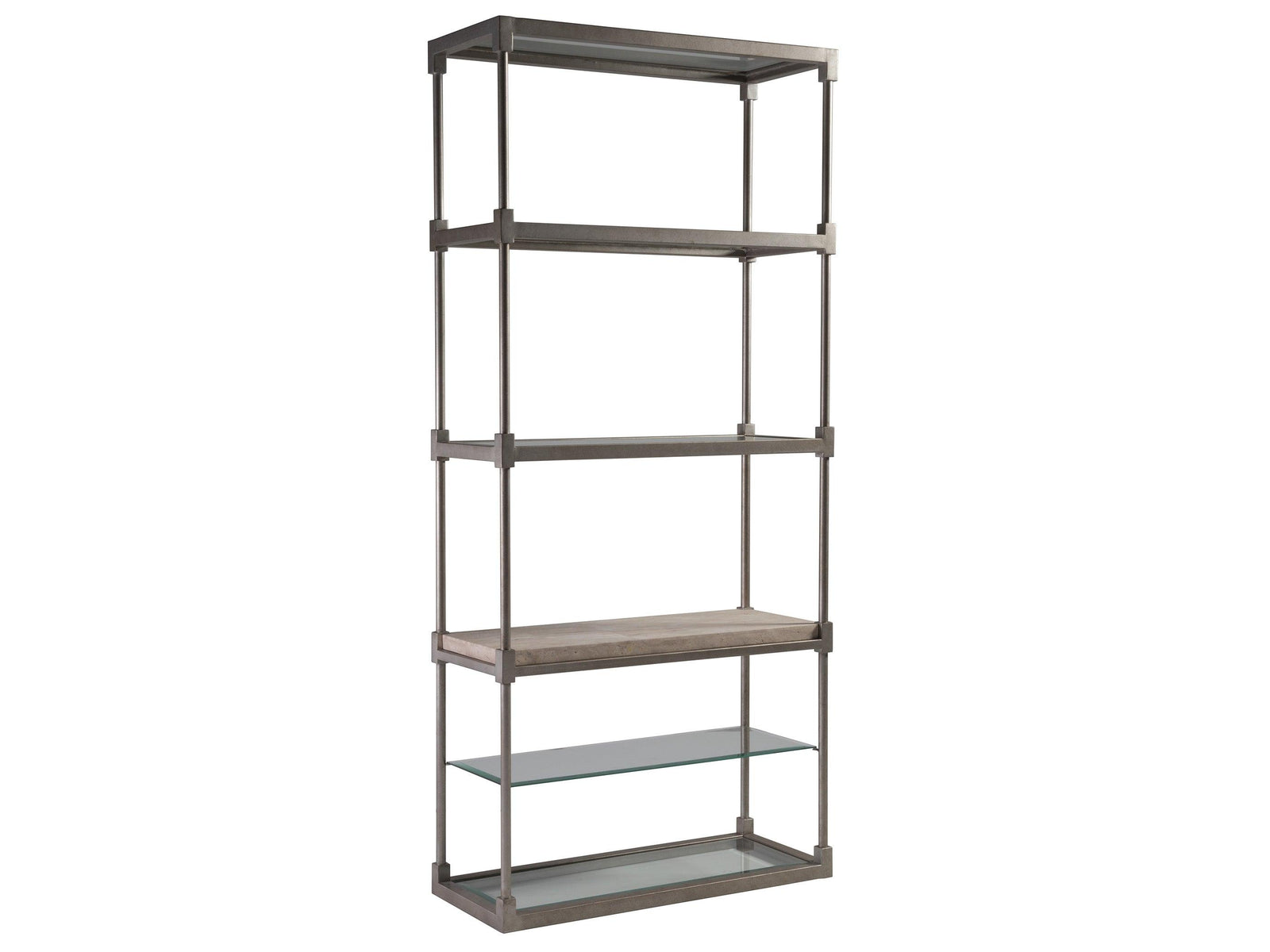 Artistica Home Signature Designs Topa Etagere BOOKCASES + SHELVES