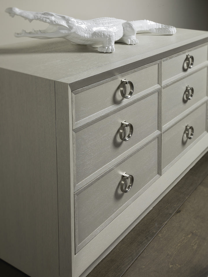 American Home Furniture | Artistica Home  - Signature Designs Zeitgeist White Double Dresser