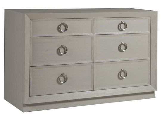 Artistica Home Signature Designs Zeitgeist White Double Dresser DRESSERS
