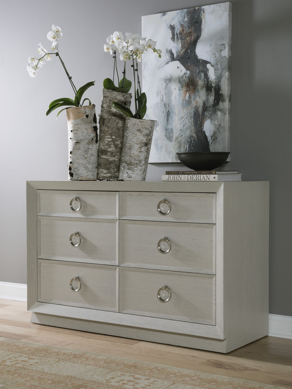American Home Furniture | Artistica Home  - Signature Designs Zeitgeist White Double Dresser