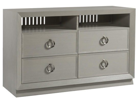 Artistica Home Signature Designs Zeitgeist White Media Console MEDIA + TV STANDS