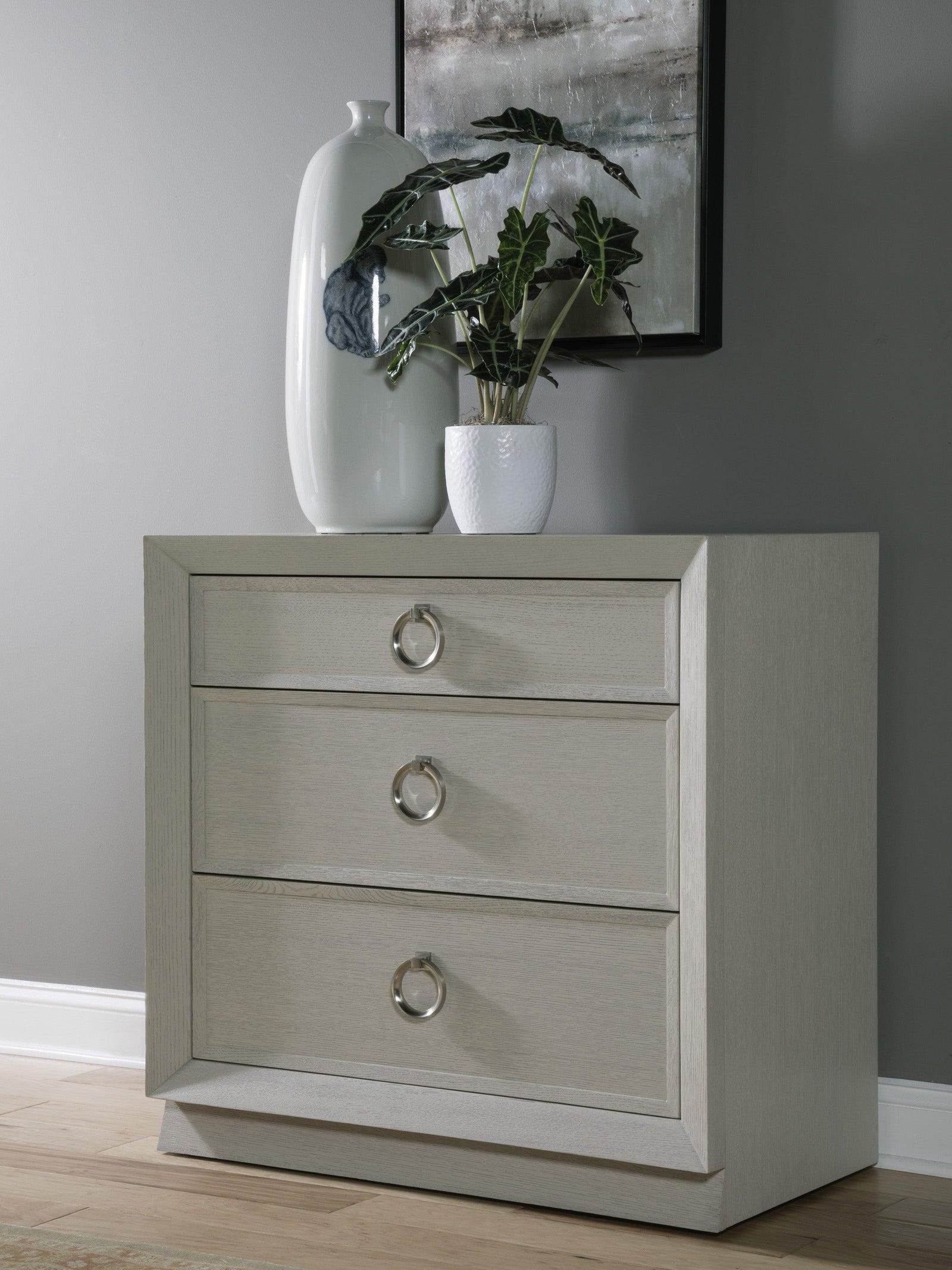Artistica Home Signature Designs Zeitgeist White Drawer Hall Drawers SIDEBOARDS + CREDENZAS