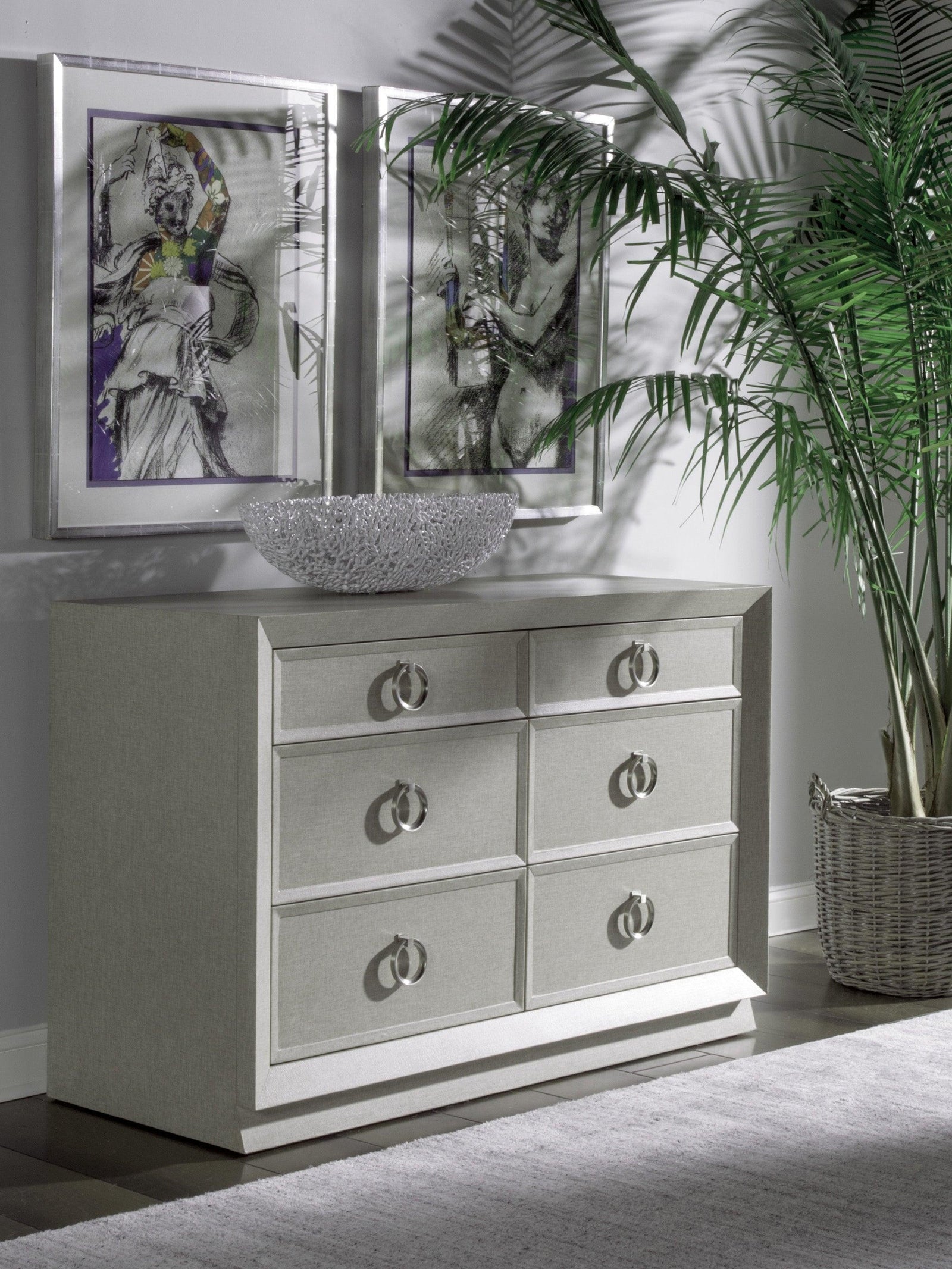 Artistica Home Signature Designs Zeitgeist Linen Double Dresser DRESSERS