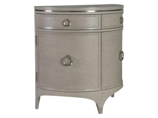 Artistica Home Signature Designs Zeitgeist Linen Demilune Cabinet SIDEBOARDS + CREDENZAS
