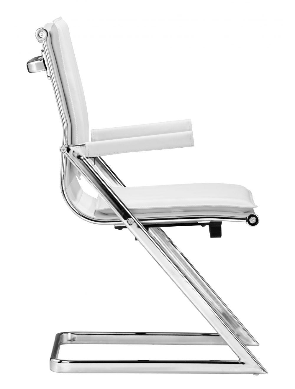 Zuo Lider Plus Conference Chair (Set of 2) White OFFICE CHAIRS