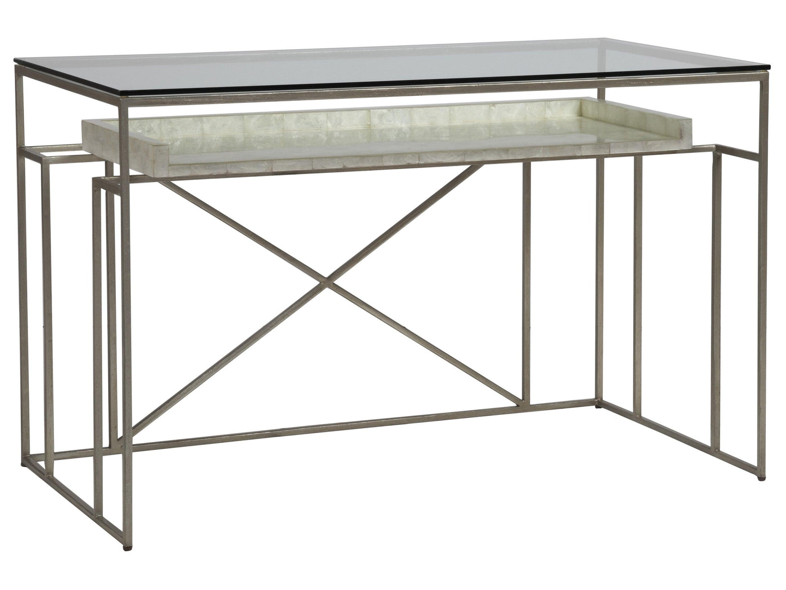Artistica Home Signature Designs Cumulus Capiz Writing Table DESKS