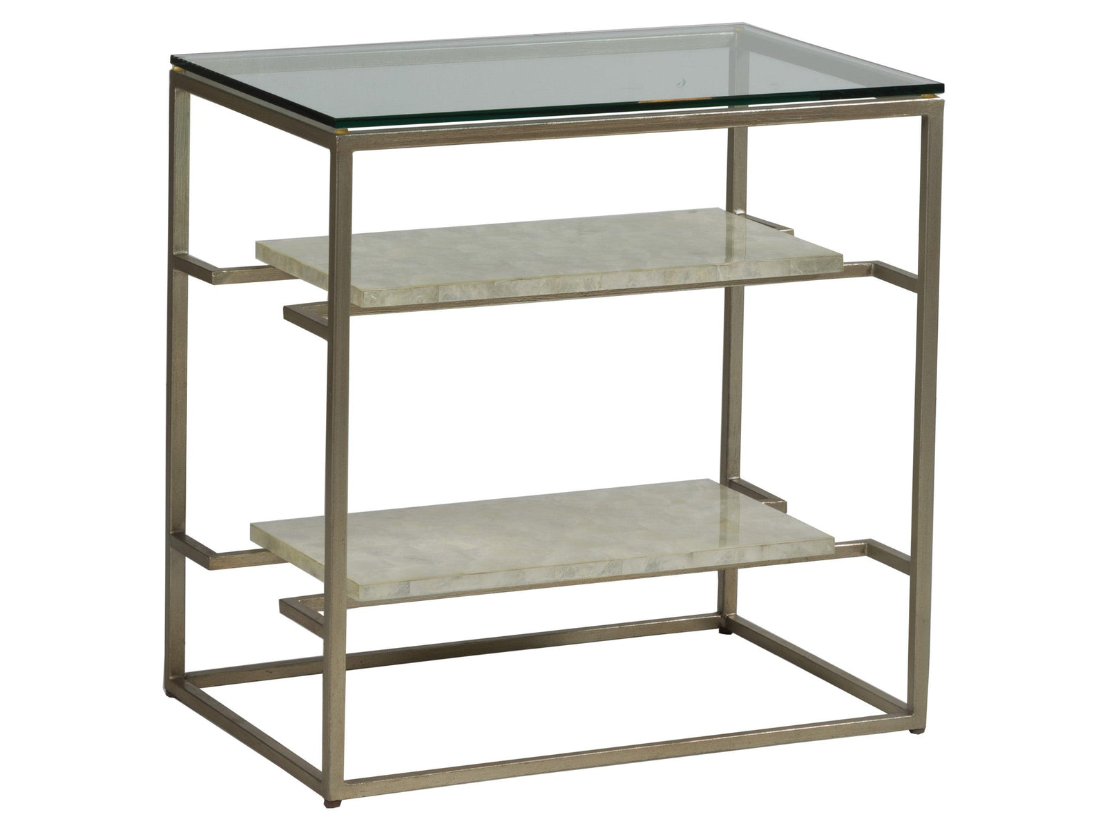 Artistica Home Signature Designs Cumulus Capiz Tier Table ACCENT TABLES