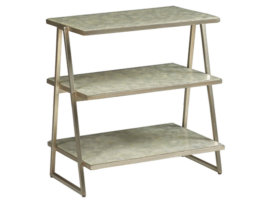 Artistica Home Signature Designs Cumulus Capiz Triangular Tier Table ACCENT TABLES
