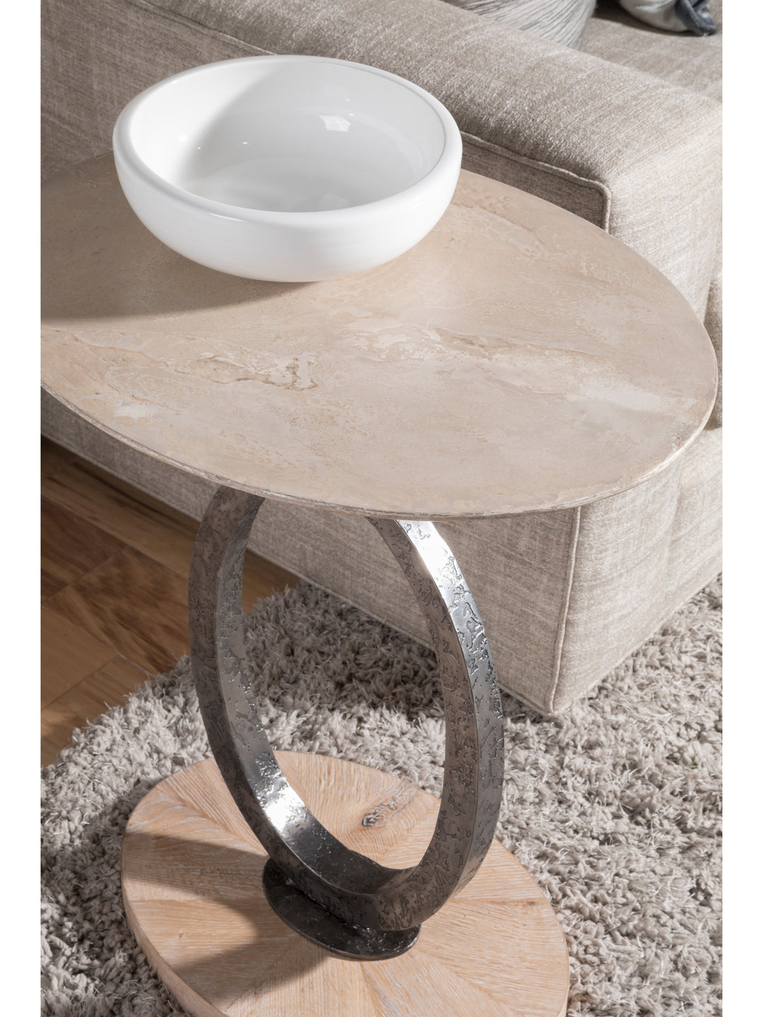 American Home Furniture | Artistica Home  - Signature Designs Clement Oval Spot Table