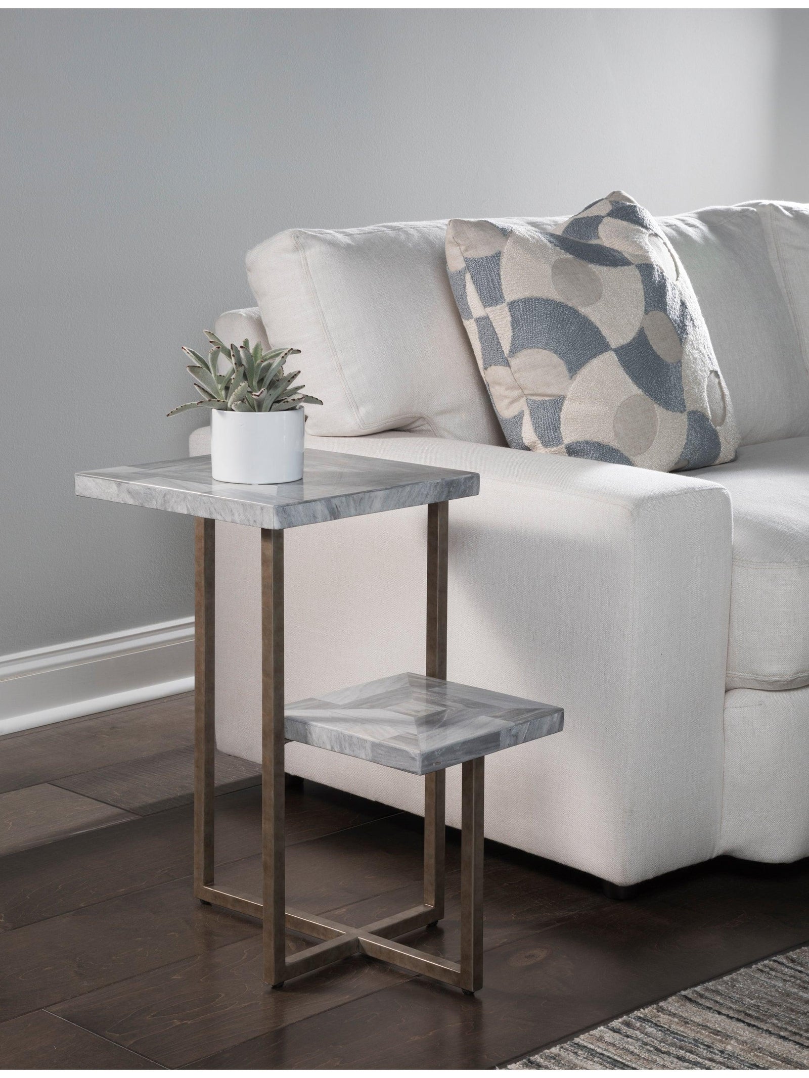 Artistica Home Signature Designs Salvo Rectangular Tier Spot Table ACCENT TABLES