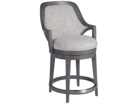 Artistica Home Appellation Upholstered Swivel Counter Stool BAR STOOLS + COUNTER STOOLS