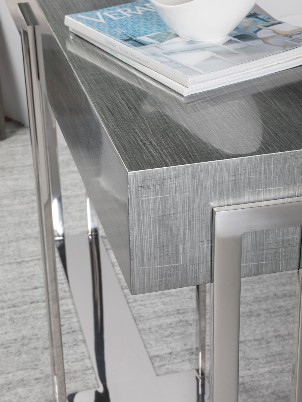 American Home Furniture | Artistica Home  - Signature Designs Iridium Console