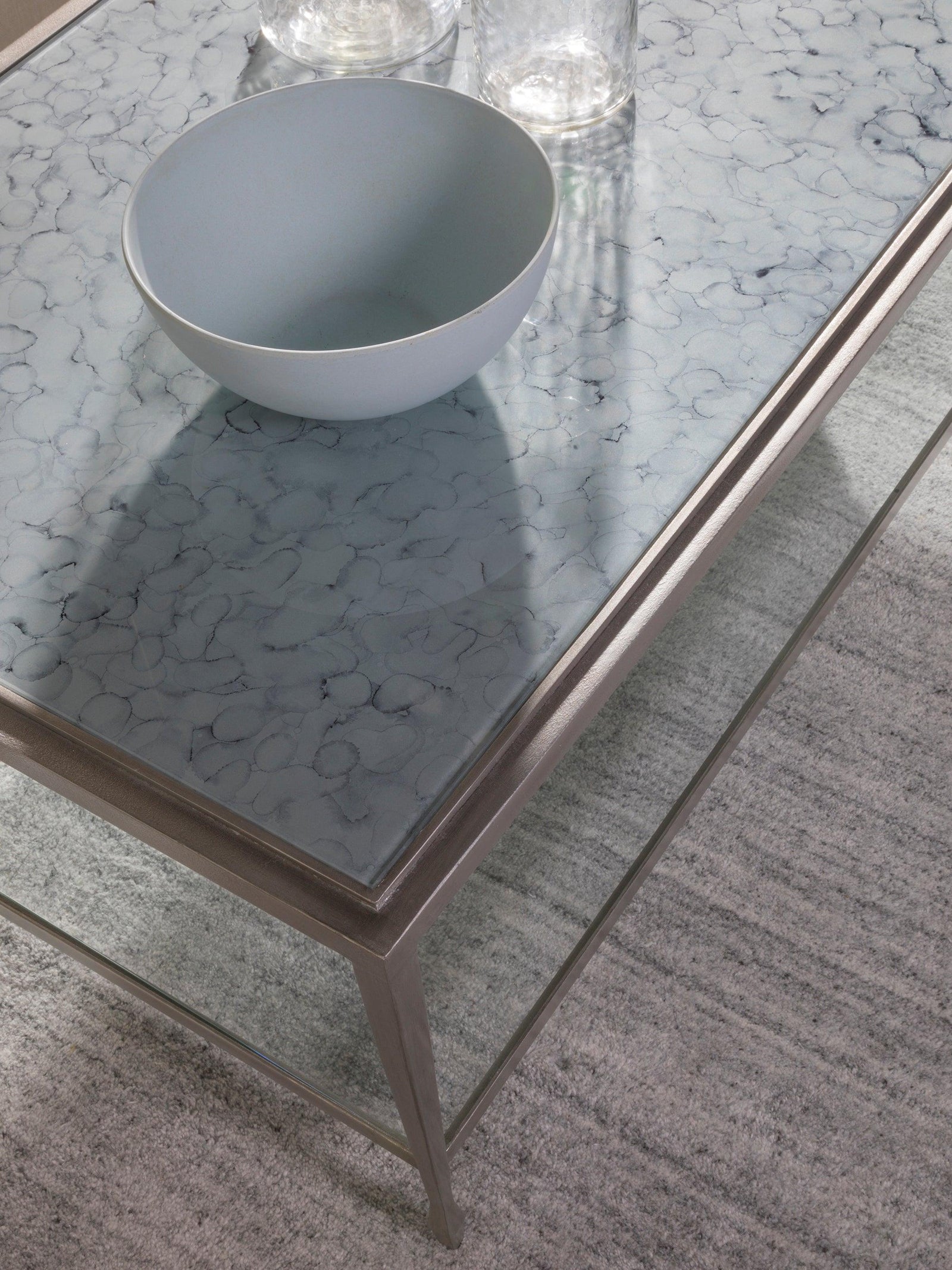 Artistica Home Signature Designs Sashay Silver Rectangular Cocktail Table COFFEE TABLES