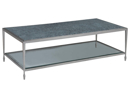 Artistica Home Signature Designs Sashay Silver Rectangular Cocktail Table COFFEE TABLES
