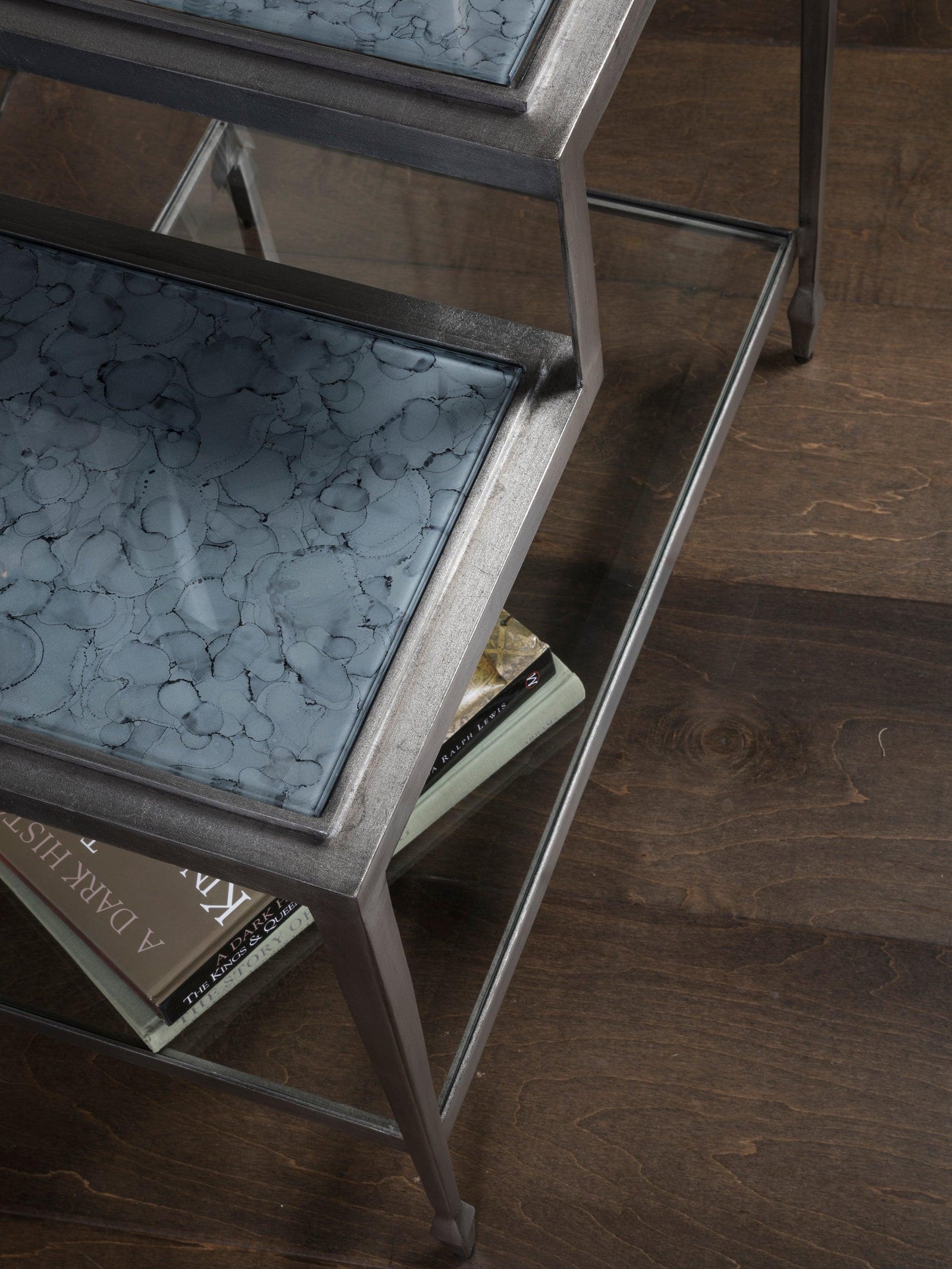 Artistica Home Signature Designs Sashay Silver Rectangular End Table ACCENT TABLES