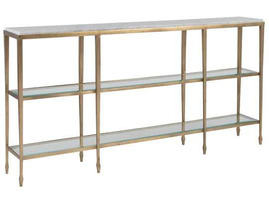 Artistica Home Signature Designs Sashay Gold Console CONSOLE TABLES