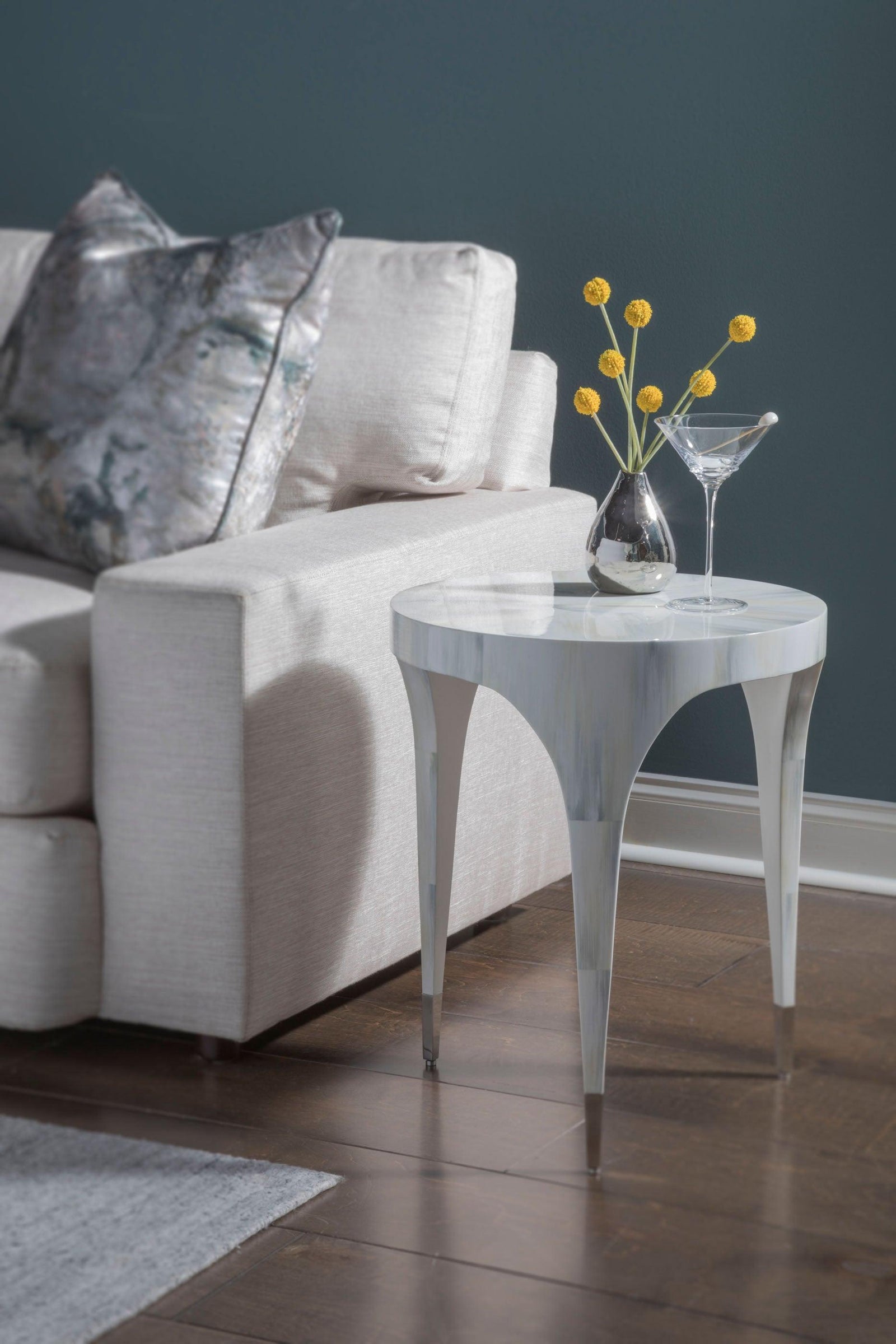 Artistica Home Signature Designs Bello Round Spot Table ACCENT TABLES