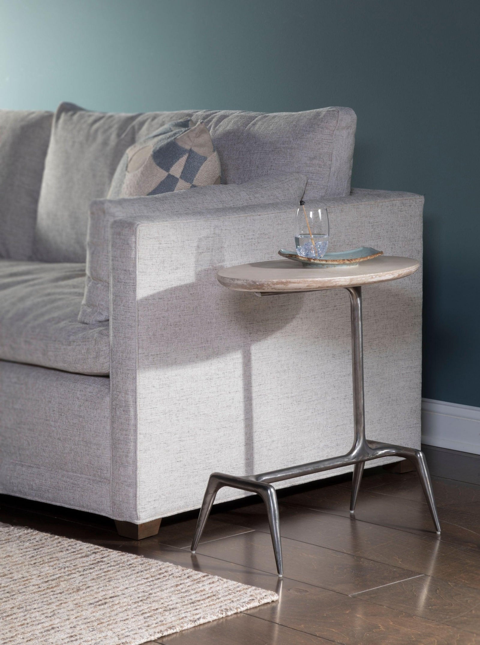 Artistica Home Signature Designs Wilder Oval Spot Table ACCENT TABLES
