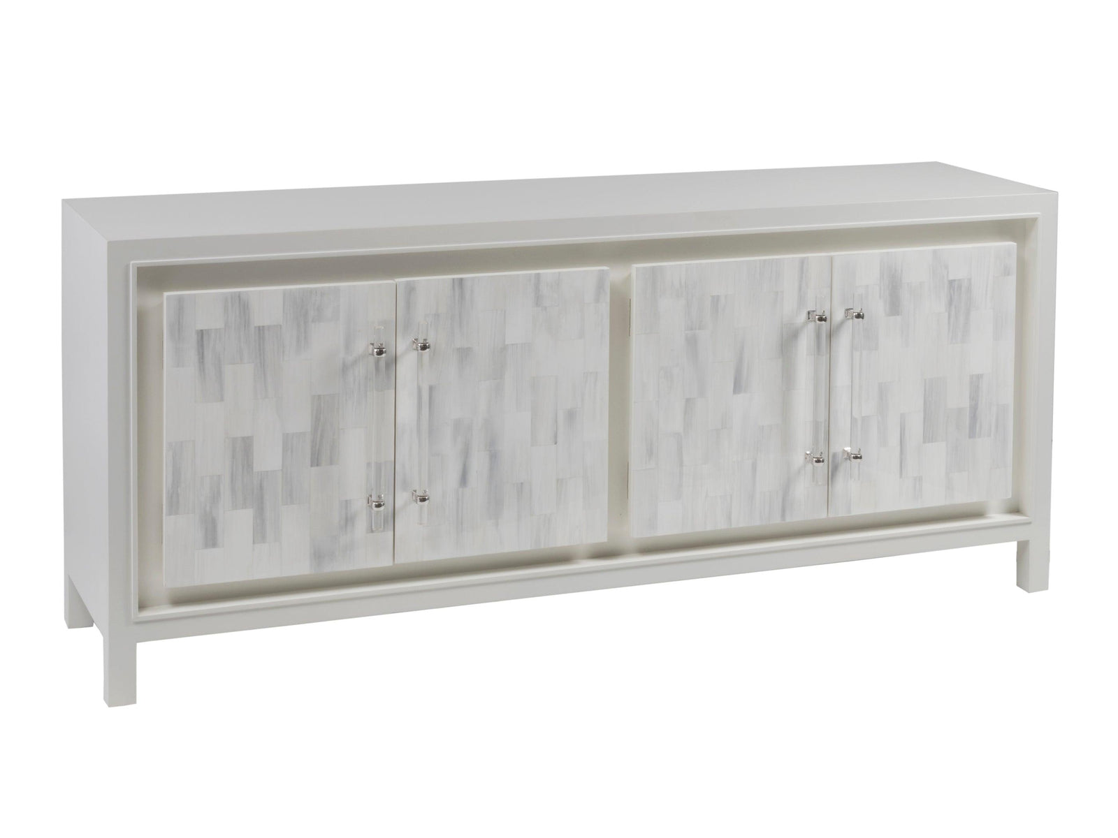 Artistica Home Signature Designs Elation White Media Console MEDIA + TV STANDS