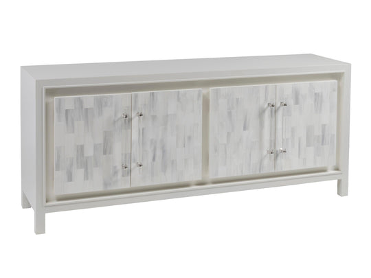 Artistica Home Signature Designs Elation White Media Console MEDIA + TV STANDS