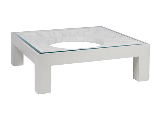 Artistica Home Signature Designs Elation White Square Cocktail Table COFFEE TABLES