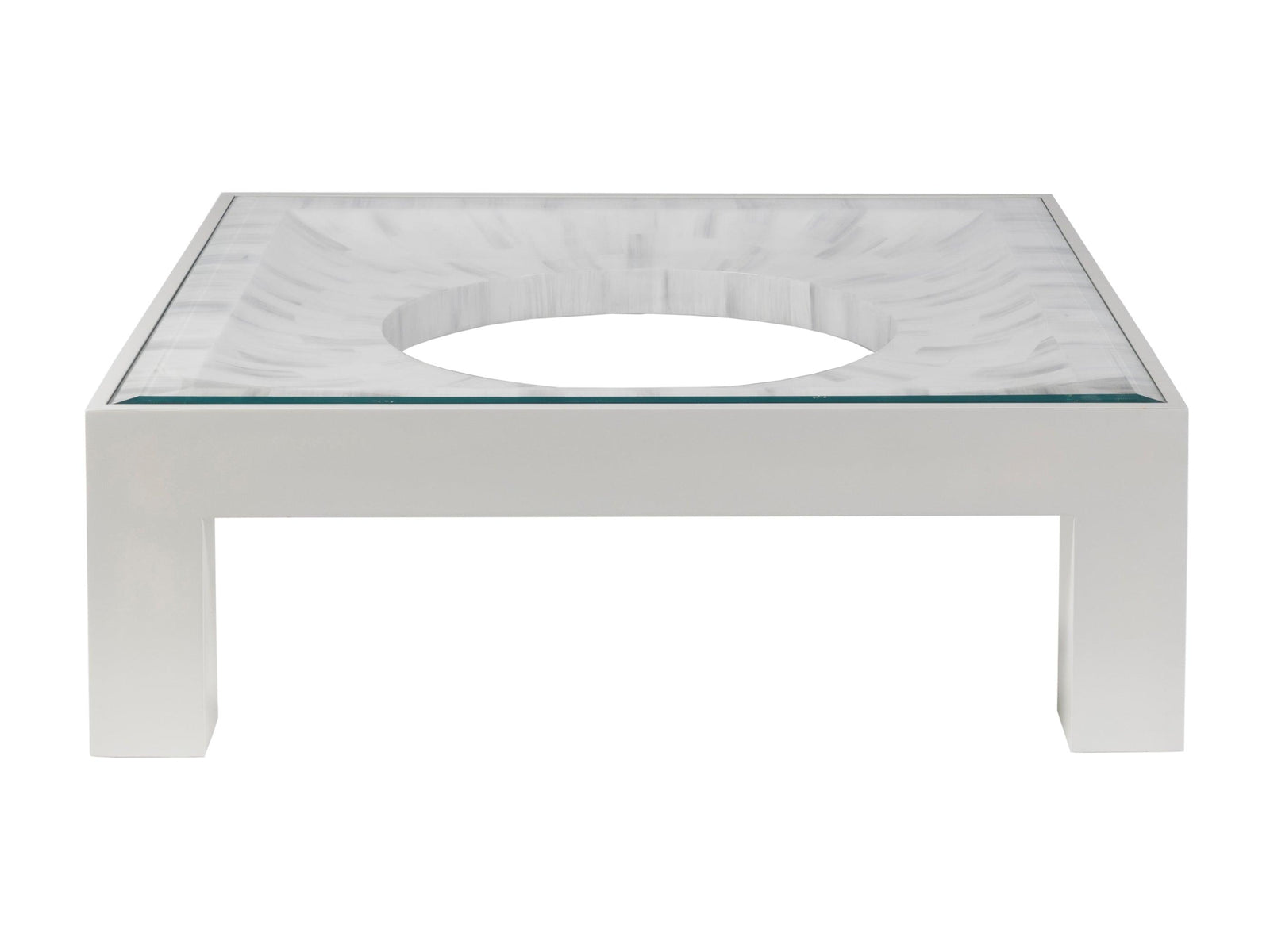 Artistica Home Signature Designs Elation White Square Cocktail Table COFFEE TABLES