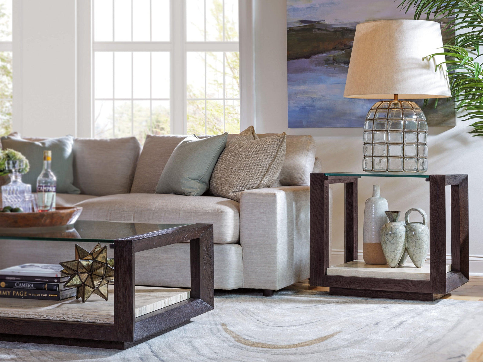 Artistica Home Signature Designs Venerato Rectangular End Table ACCENT TABLES