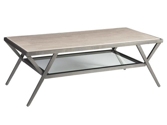 Artistica Home Signature Designs Adamo Silver Gray Cocktail Table COFFEE TABLES