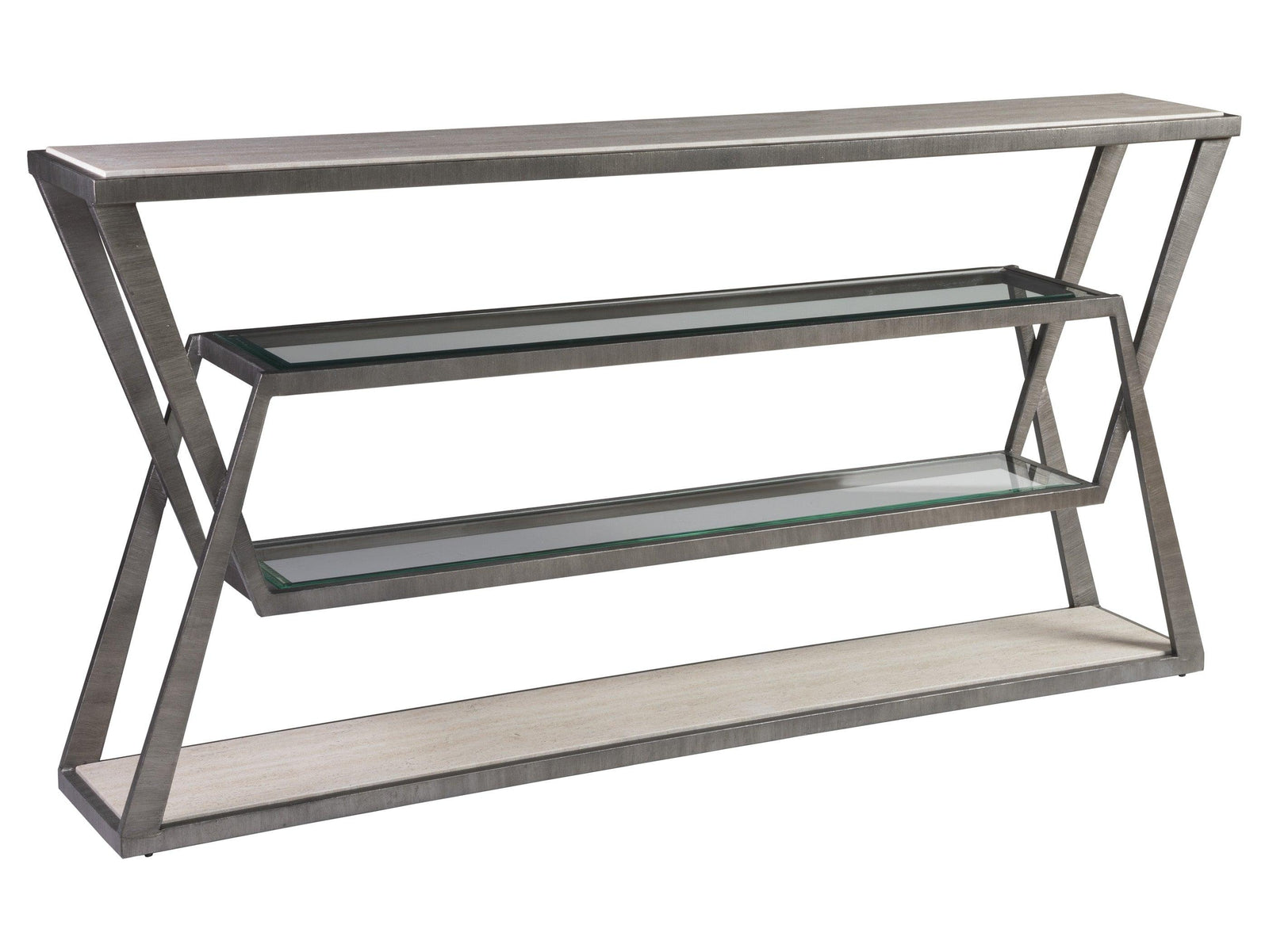 Artistica Home Signature Designs Adamo Silver Gray Console CONSOLE TABLES