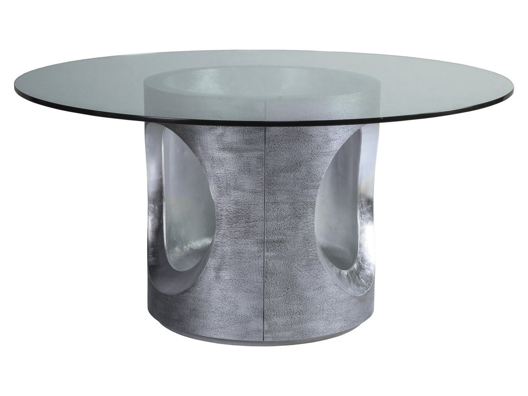 American Home Furniture | Artistica Home  - Signature Designs Circa Round Dining Table With Glass Top