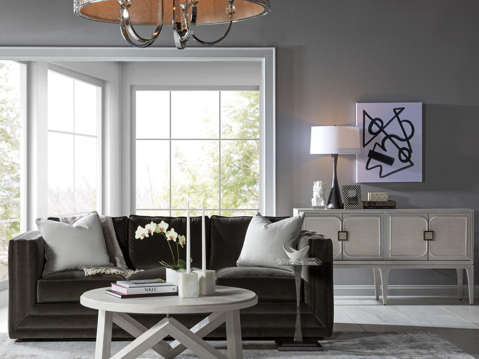 Artistica Home Signature Designs Isoceles Round Cocktail Table COFFEE TABLES