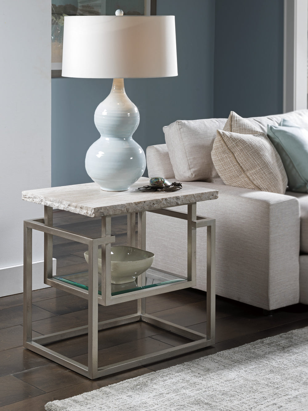 American Home Furniture | Artistica Home  - Signature Designs Theo Rectangular End Table