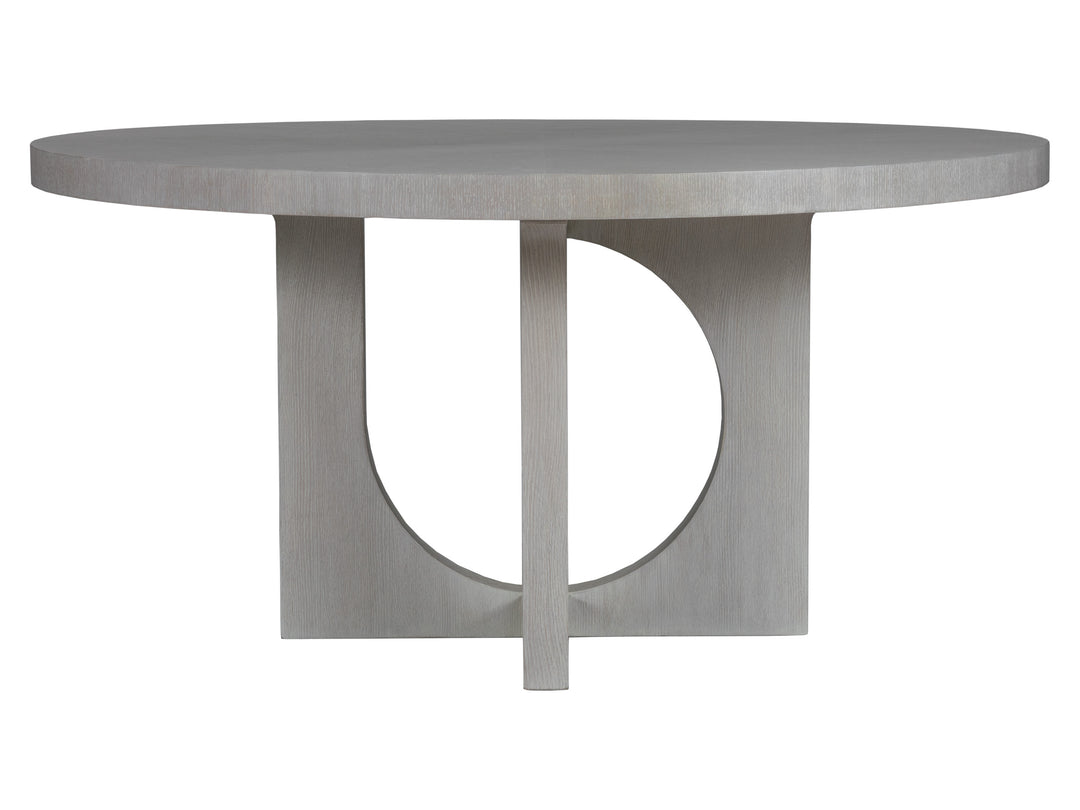 American Home Furniture | Artistica Home  - Signature Designs Misty Gray Apostrophe Round Dining Table