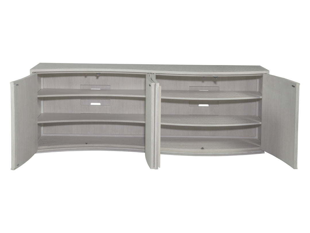 American Home Furniture | Artistica Home  - Signature Designs Misty Gray Mavericks  Media Console