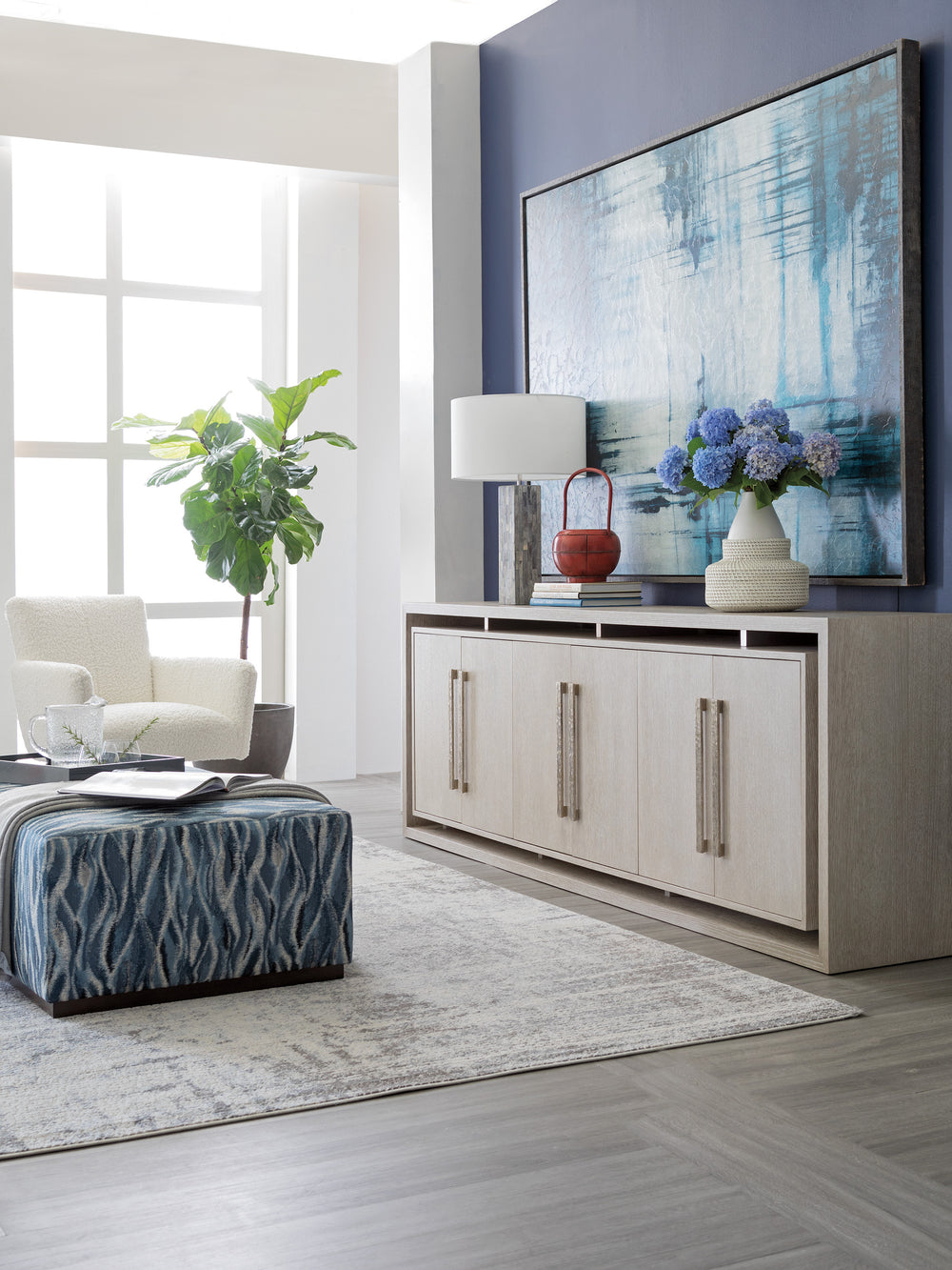 American Home Furniture | Artistica Home  - Mar Monte Long Media Console