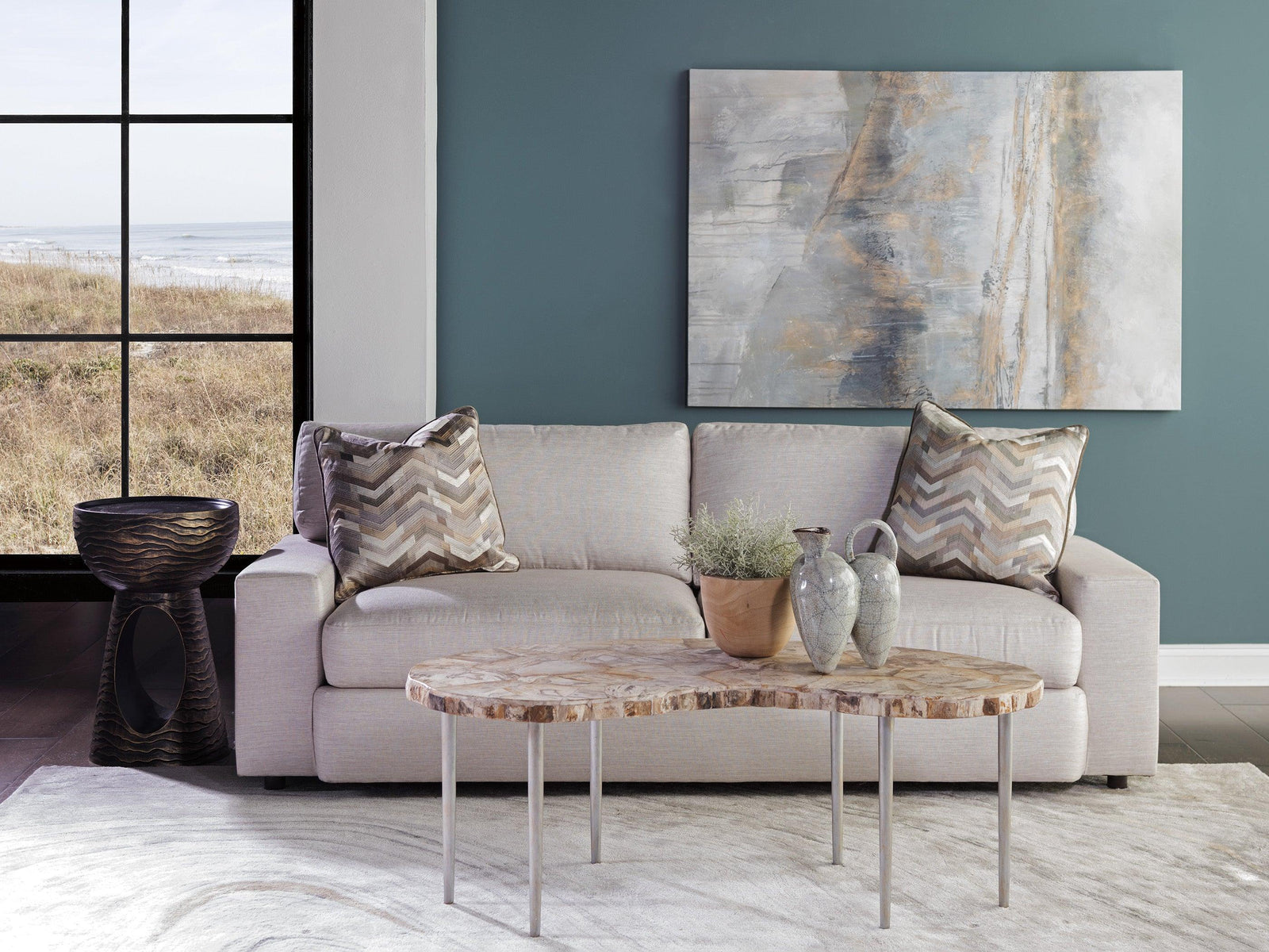 Artistica Home Signature Designs Caldera Kidney Cocktail Table COFFEE TABLES