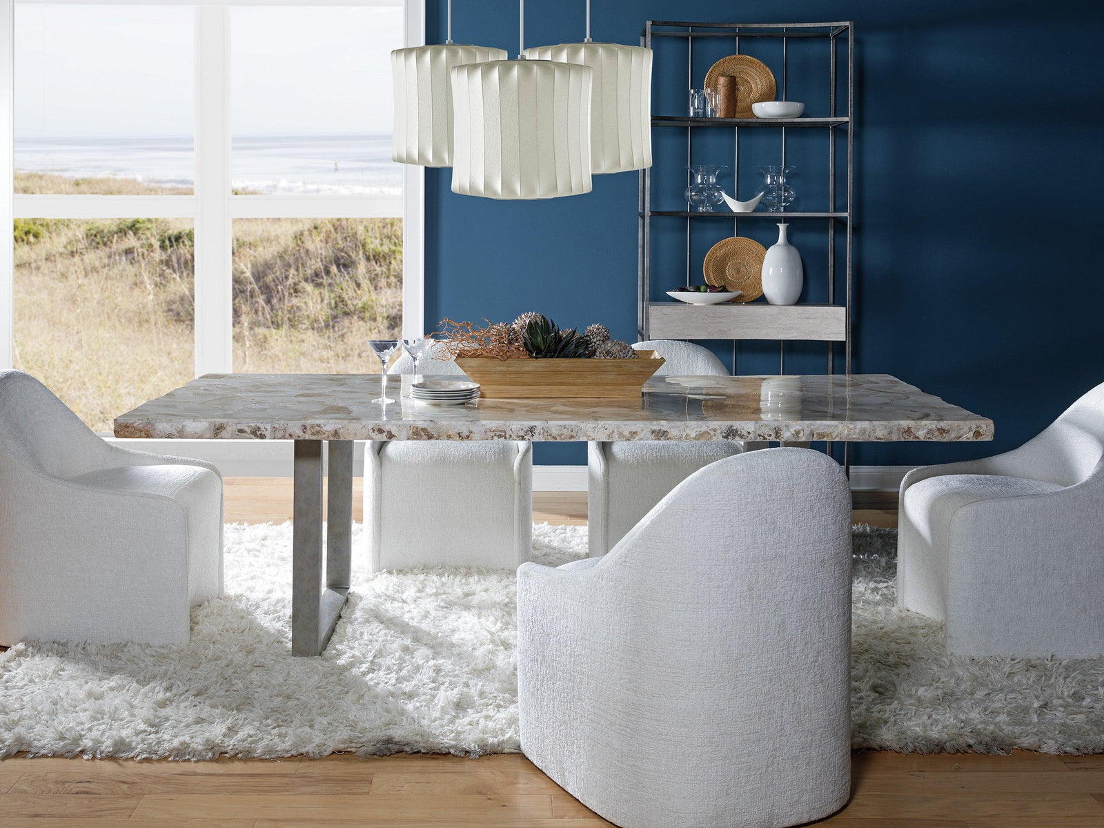 Artistica Home Signature Designs Carly Dining Chair With Casters - Set of 2 DINING CHAIRS