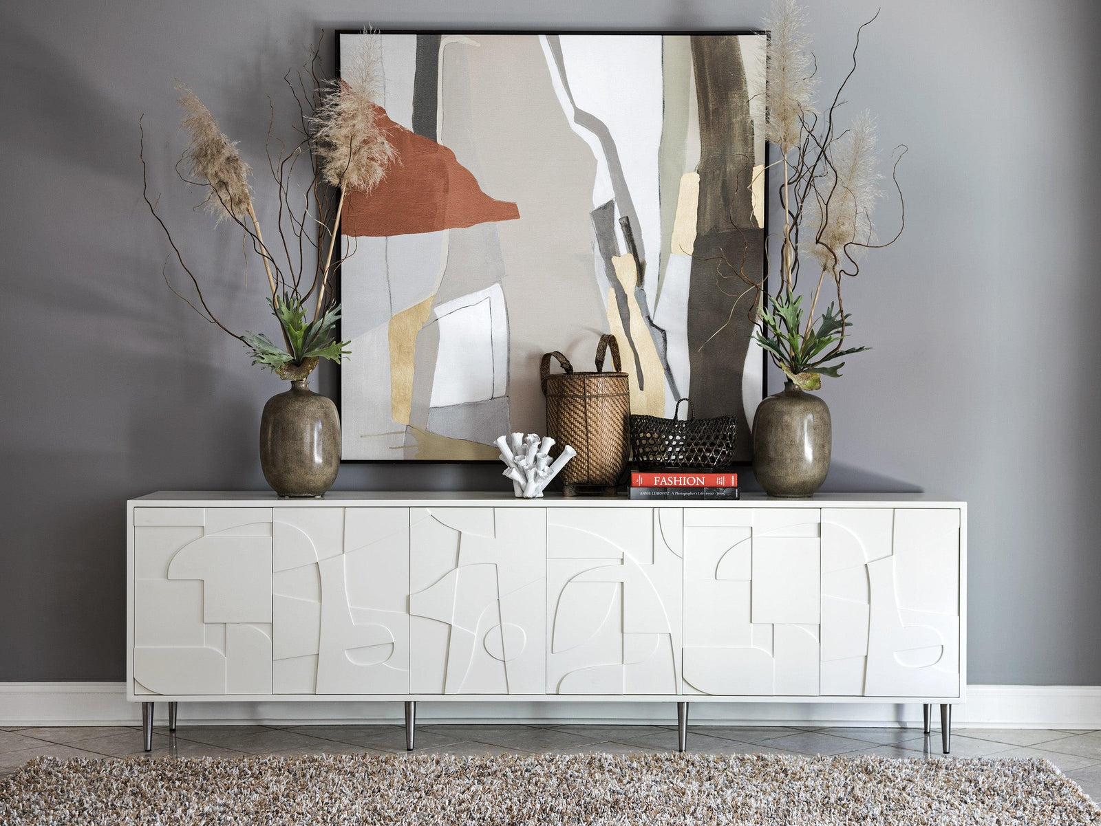 Artistica Home Signature Designs Bardo Long Media Console MEDIA + TV STANDS