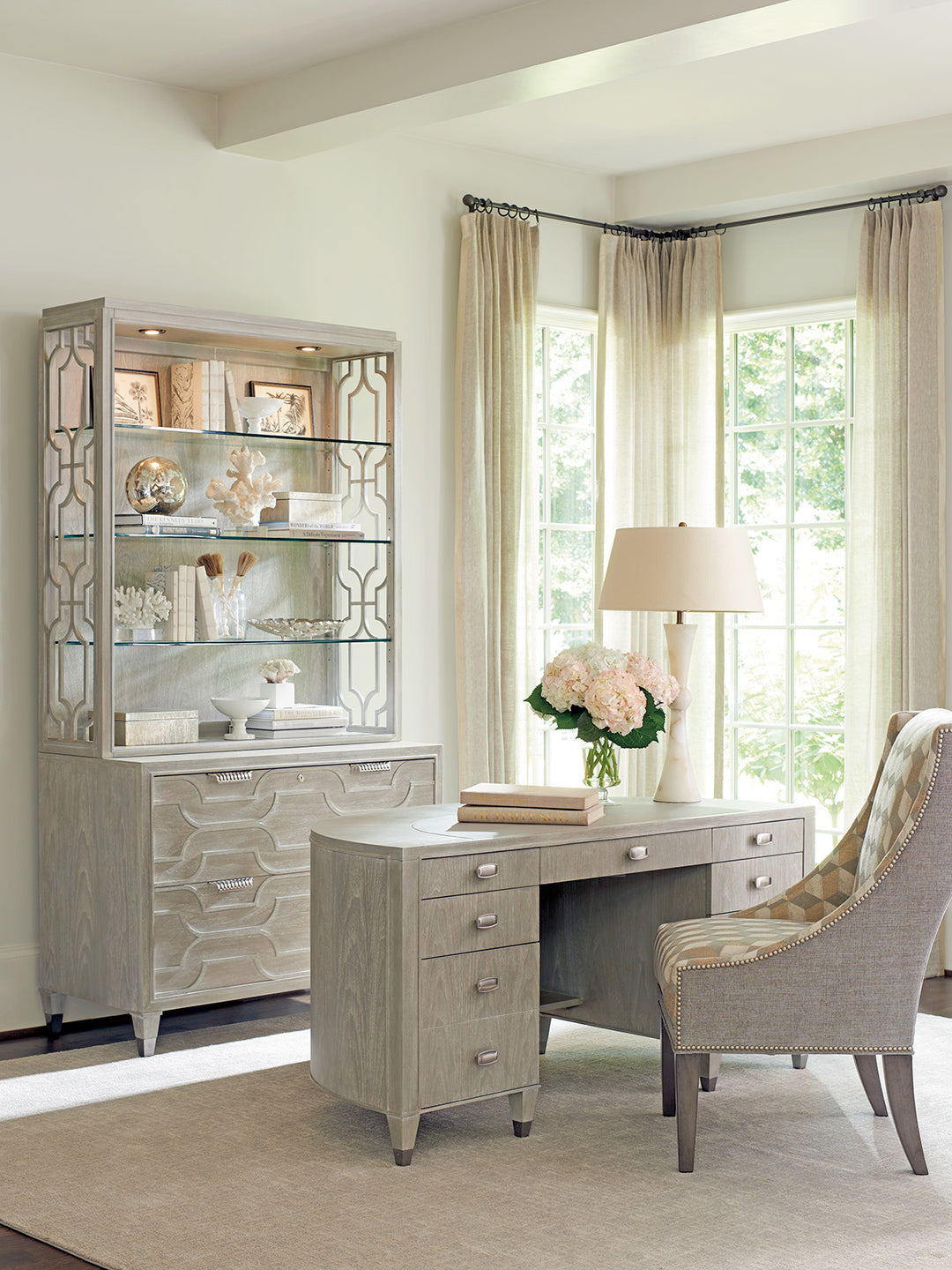 American Home Furniture | Sligh  - Greystone Dylan Demilune Desk