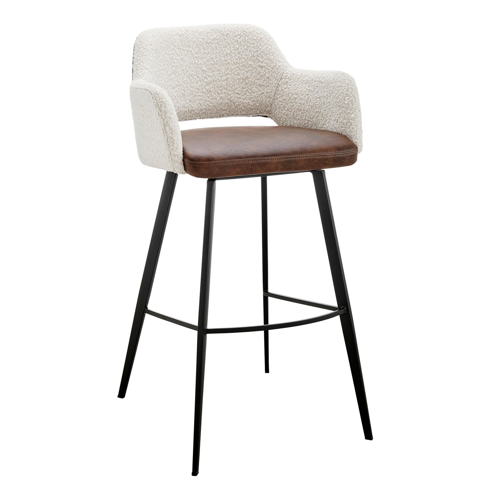 Euro Style Desi Swivel Bar Stool - Set of 1 BAR STOOLS + COUNTER STOOLS